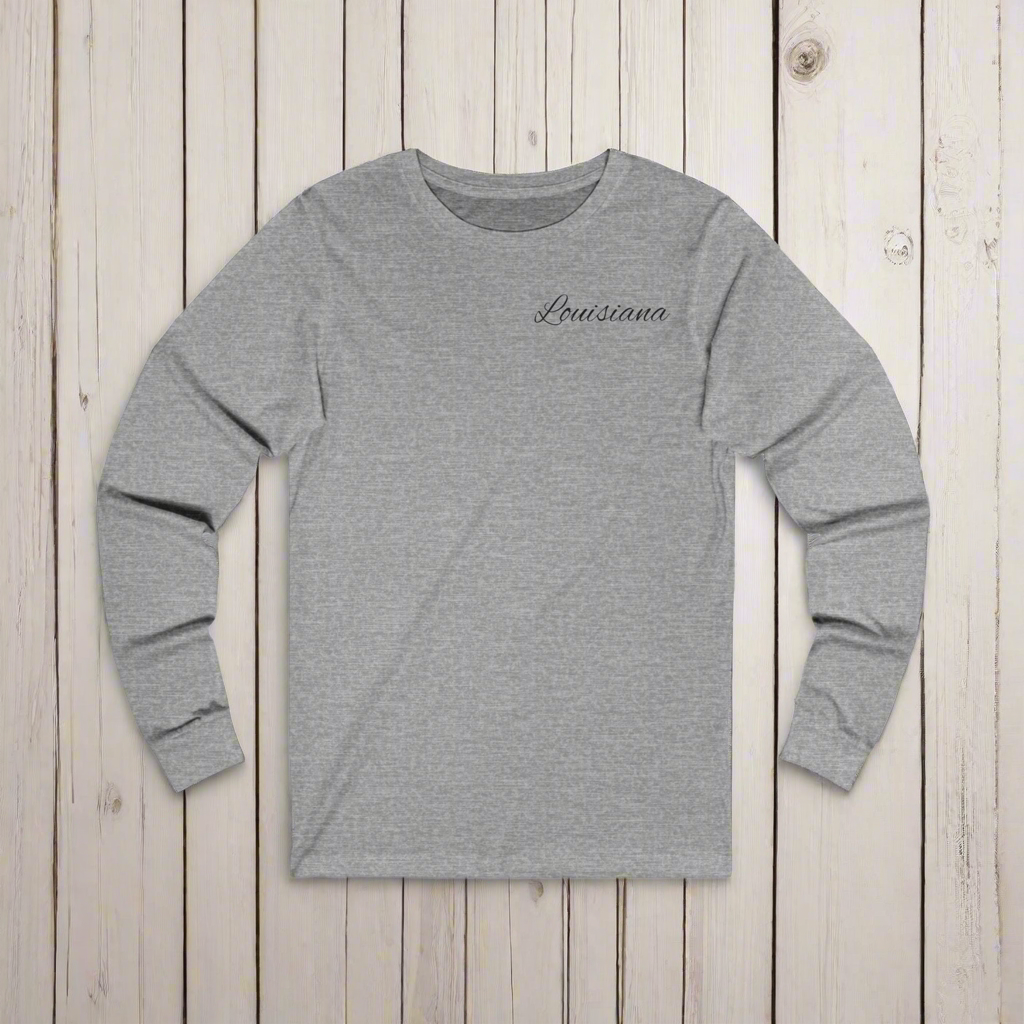 Louisiana Nativity Scene Unisex Jersey Long Sleeve Tee