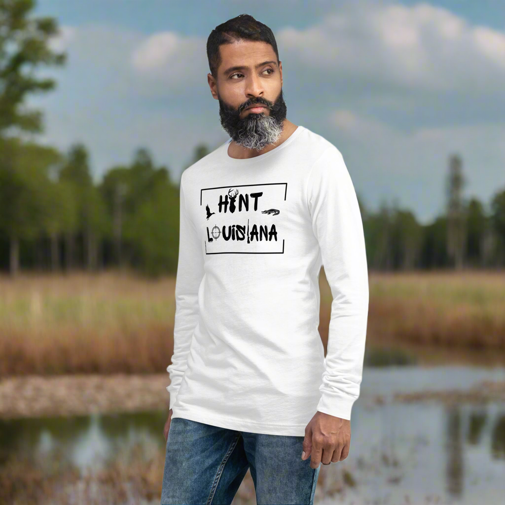 Unisex Long Sleeve Tee(Hunt LA)
