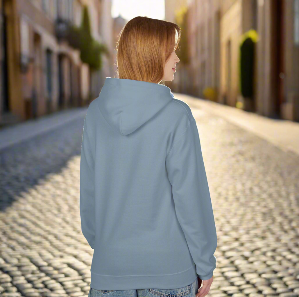 Unisex Midweight Softstyle Fleece Hoodie (Gumbo Weather)