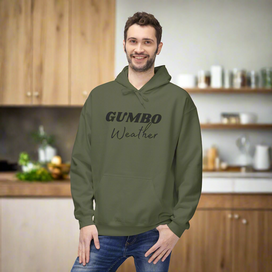 Unisex Midweight Softstyle Fleece Hoodie (Gumbo Weather)