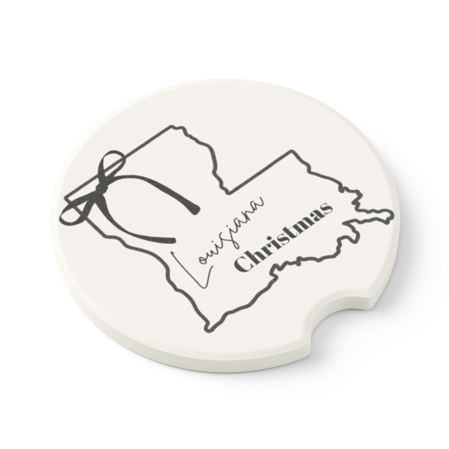 Soapstone Car Coaster (LA Christmas)