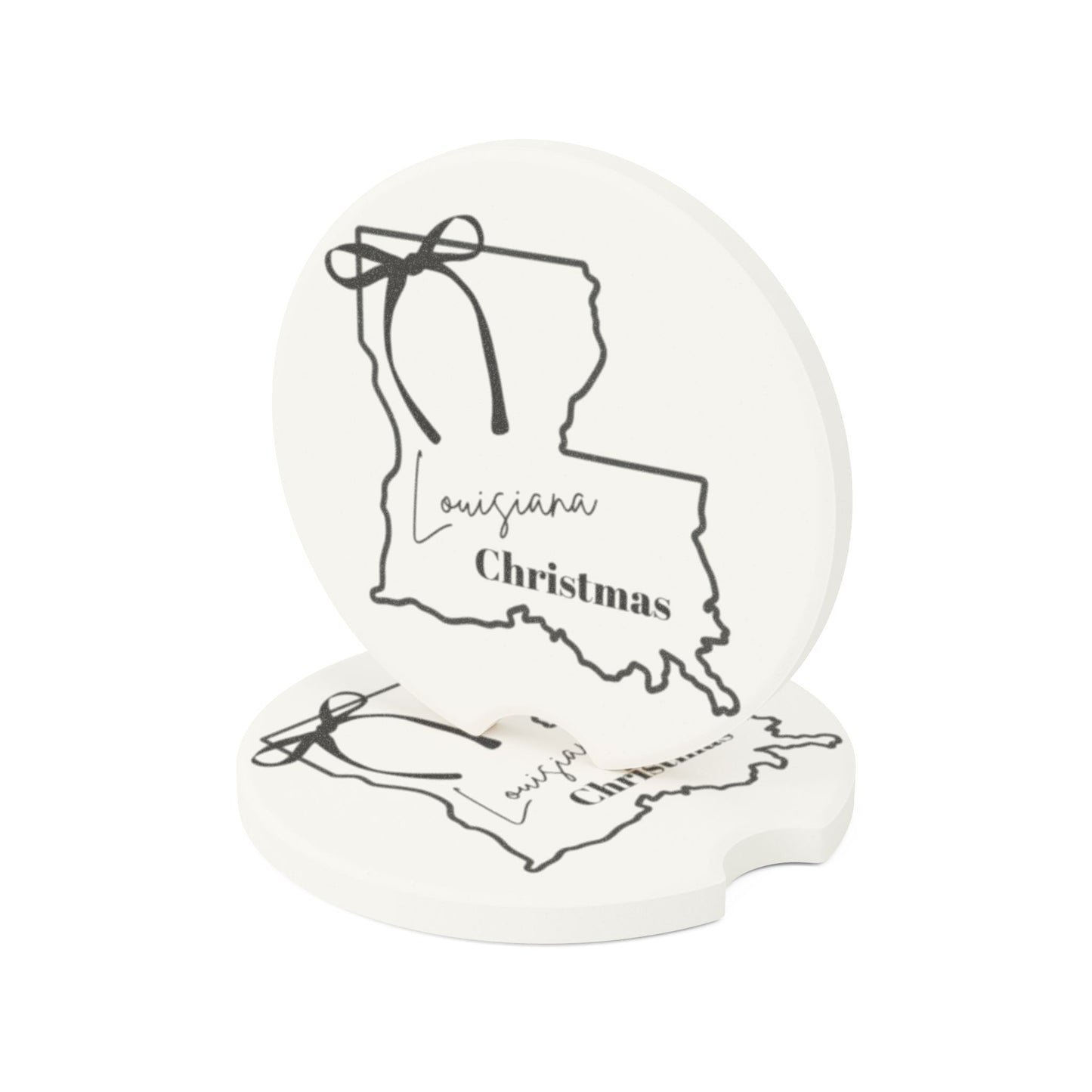 Soapstone Car Coaster (LA Christmas)