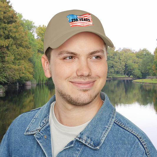 Patriotic BBQ Baseball Cap — Low Profile American Flag Hat for Events & 4th of July
