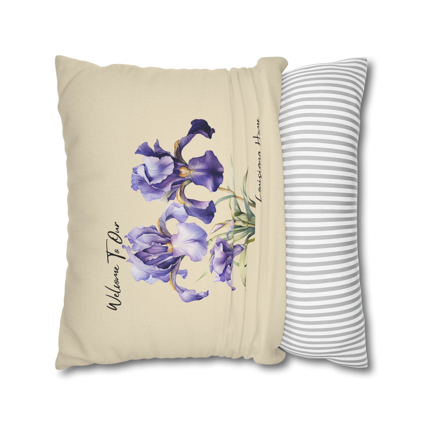 Spun Polyester Square Pillowcase
