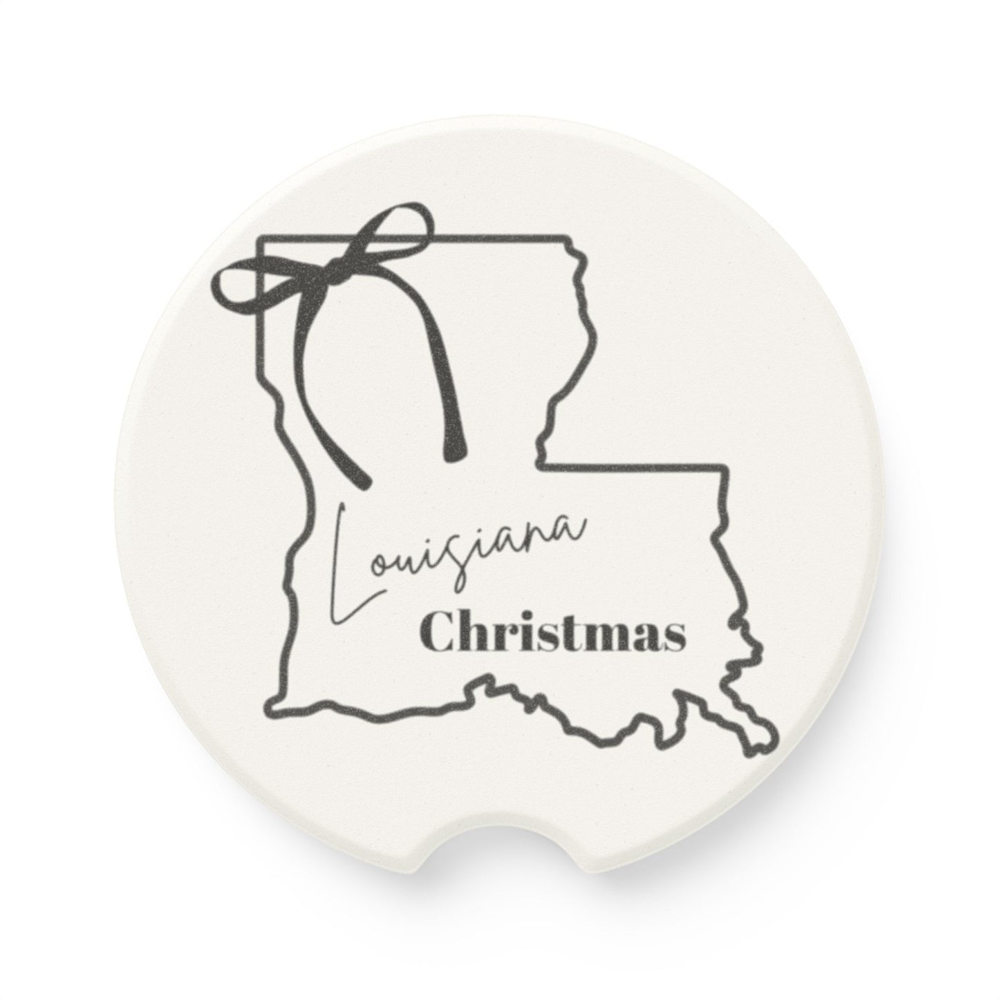 Soapstone Car Coaster (LA Christmas)