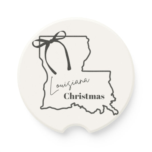 Soapstone Car Coaster (LA Christmas)