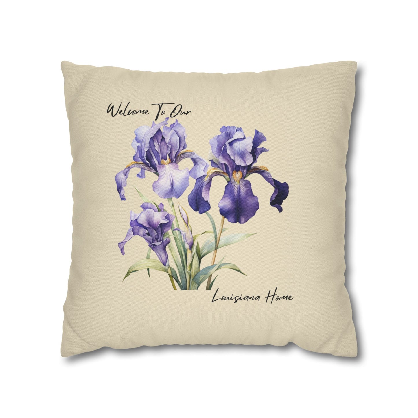Spun Polyester Square Pillowcase