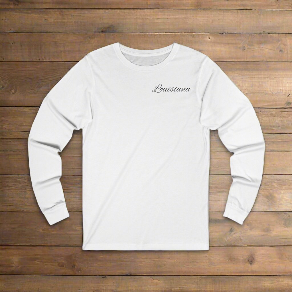 Louisiana Nativity Scene Unisex Jersey Long Sleeve Tee