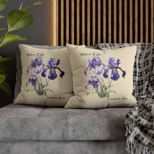 Spun Polyester Square Pillowcase