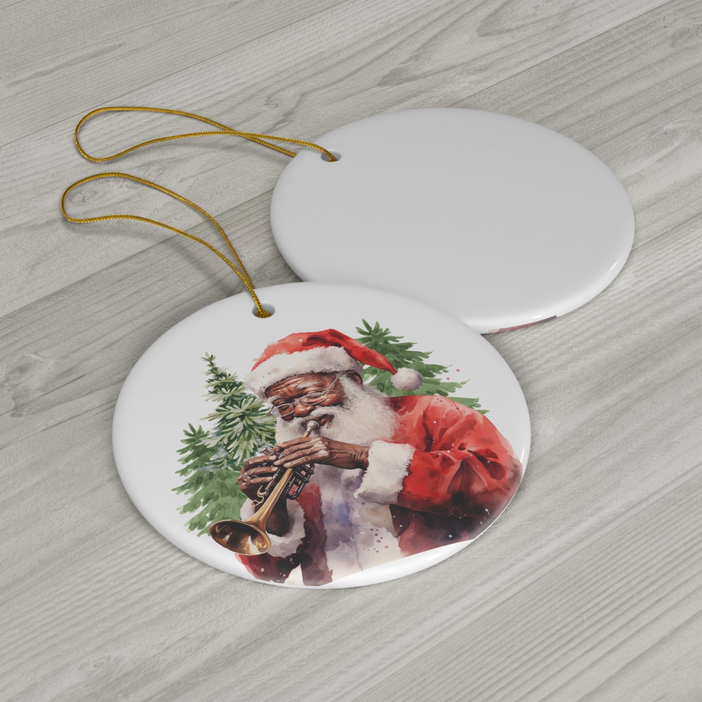 Louisiana-themed Ceramic Ornament