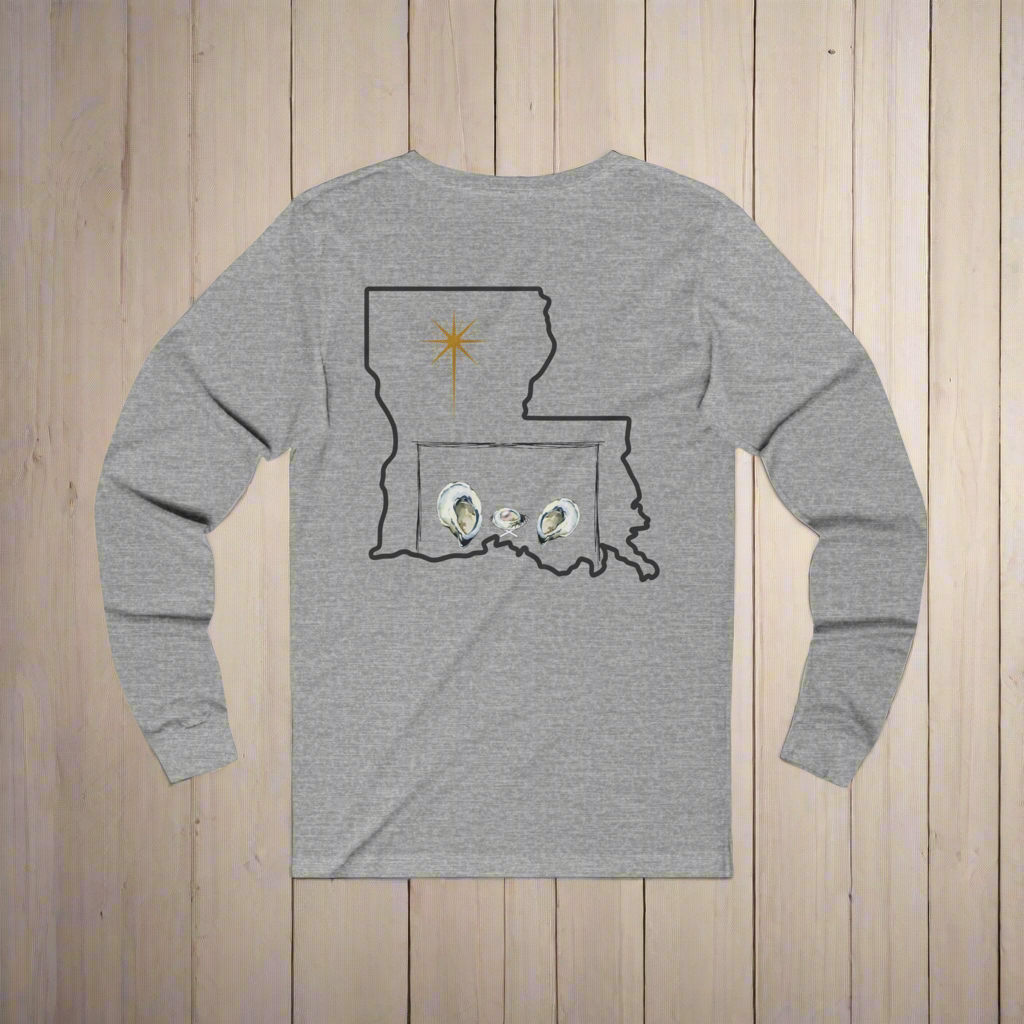Louisiana Nativity Scene Unisex Jersey Long Sleeve Tee
