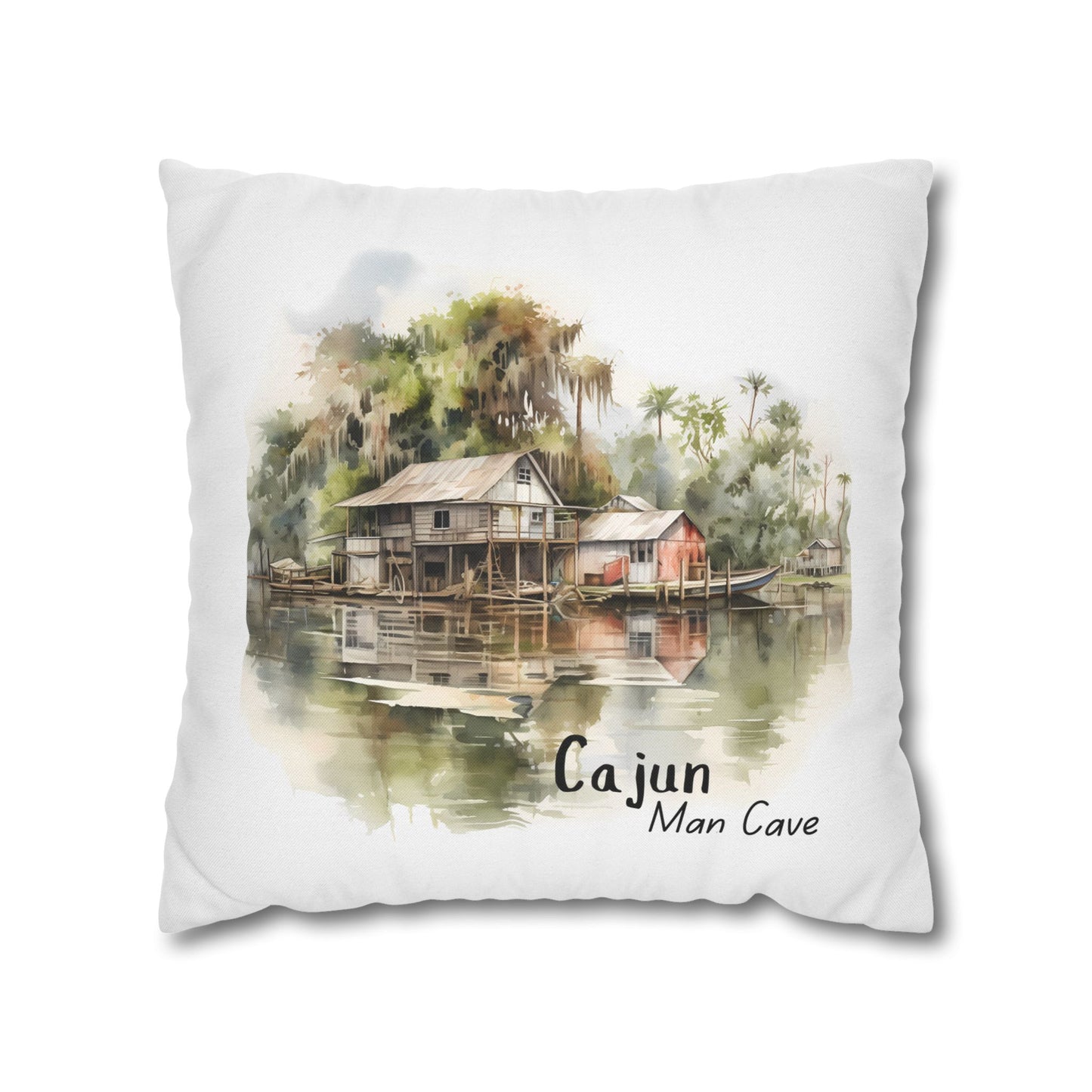 Spun Polyester Square Pillowcase