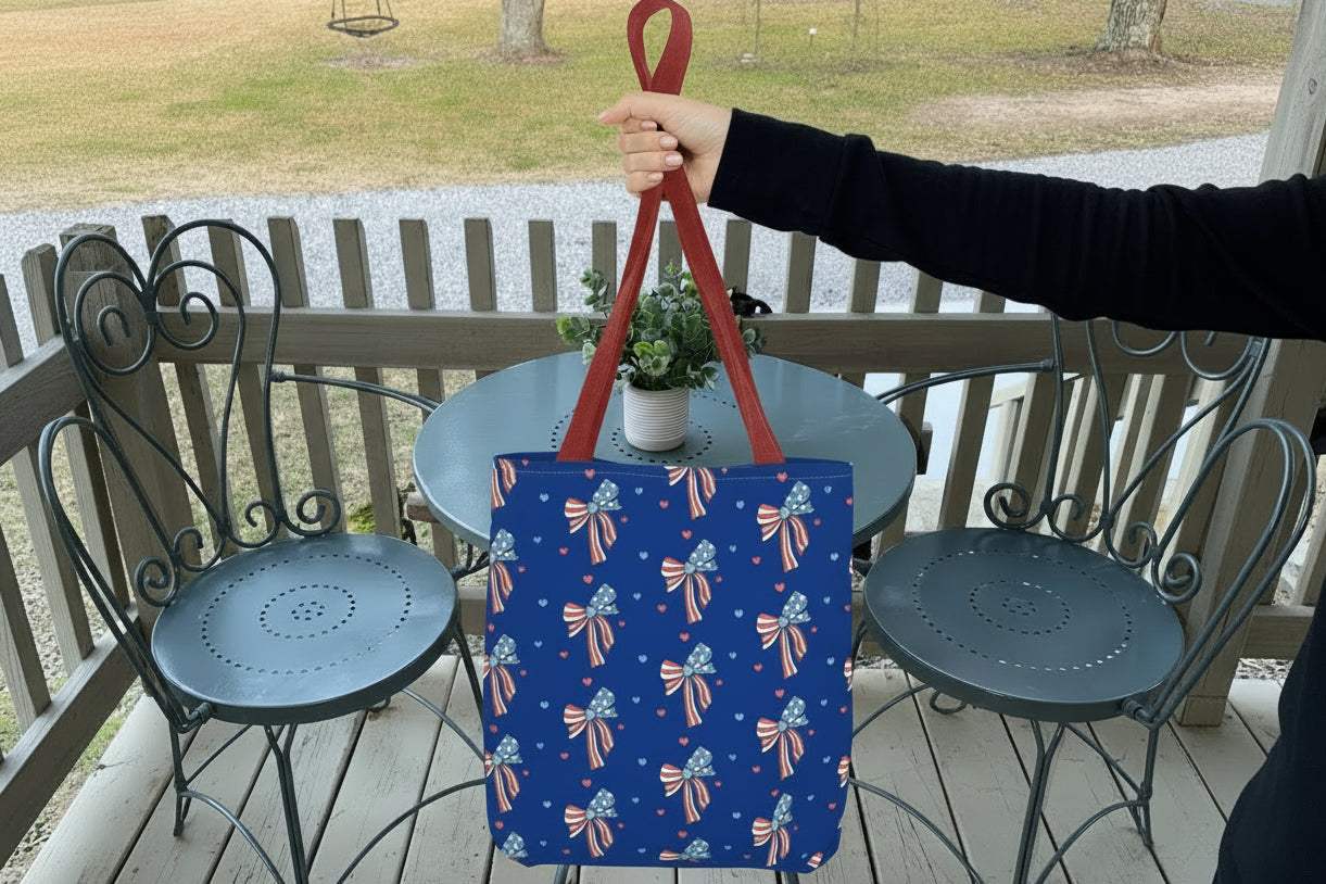 Cute American Pride Bow Tote