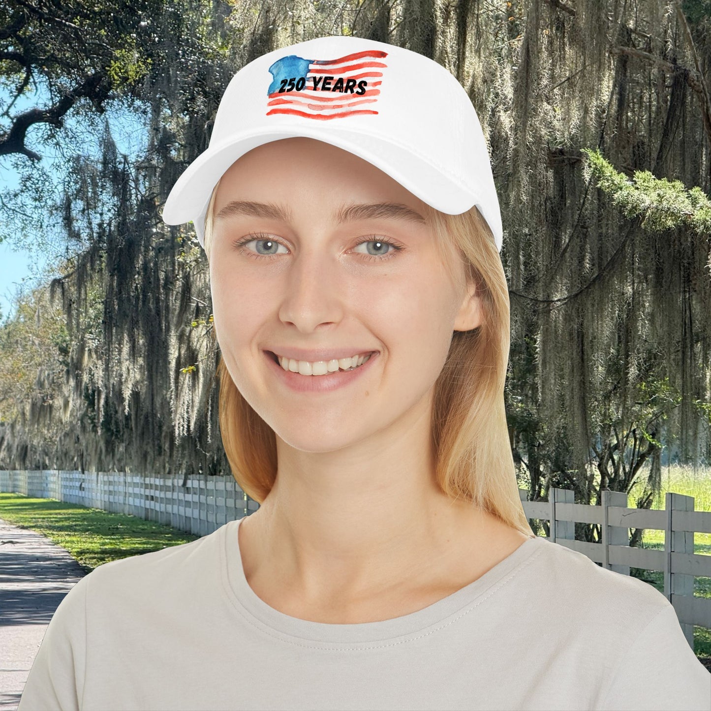 Patriotic BBQ Baseball Cap — Low Profile American Flag Hat for Events & 4th of July