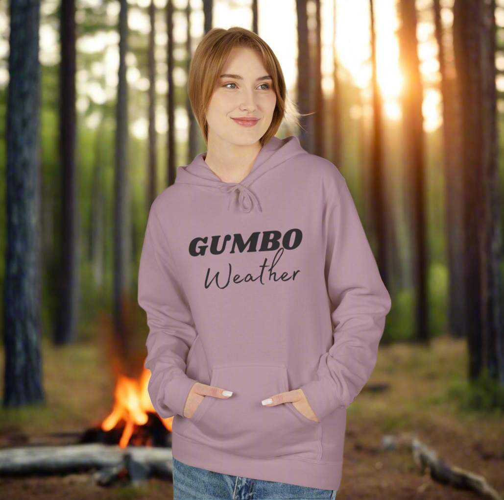 Unisex Midweight Softstyle Fleece Hoodie (Gumbo Weather)