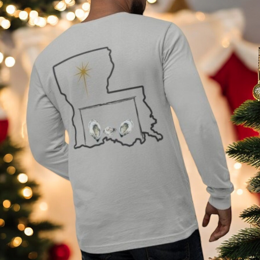 Louisiana Nativity Scene Unisex Jersey Long Sleeve Tee