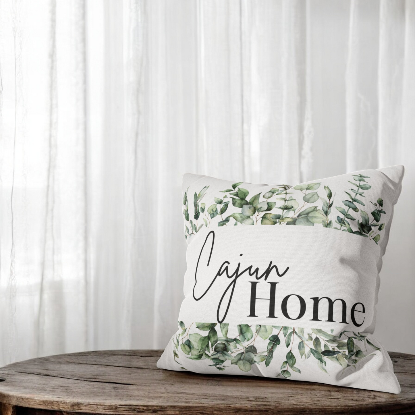 Spun Polyester Square Pillow Cover