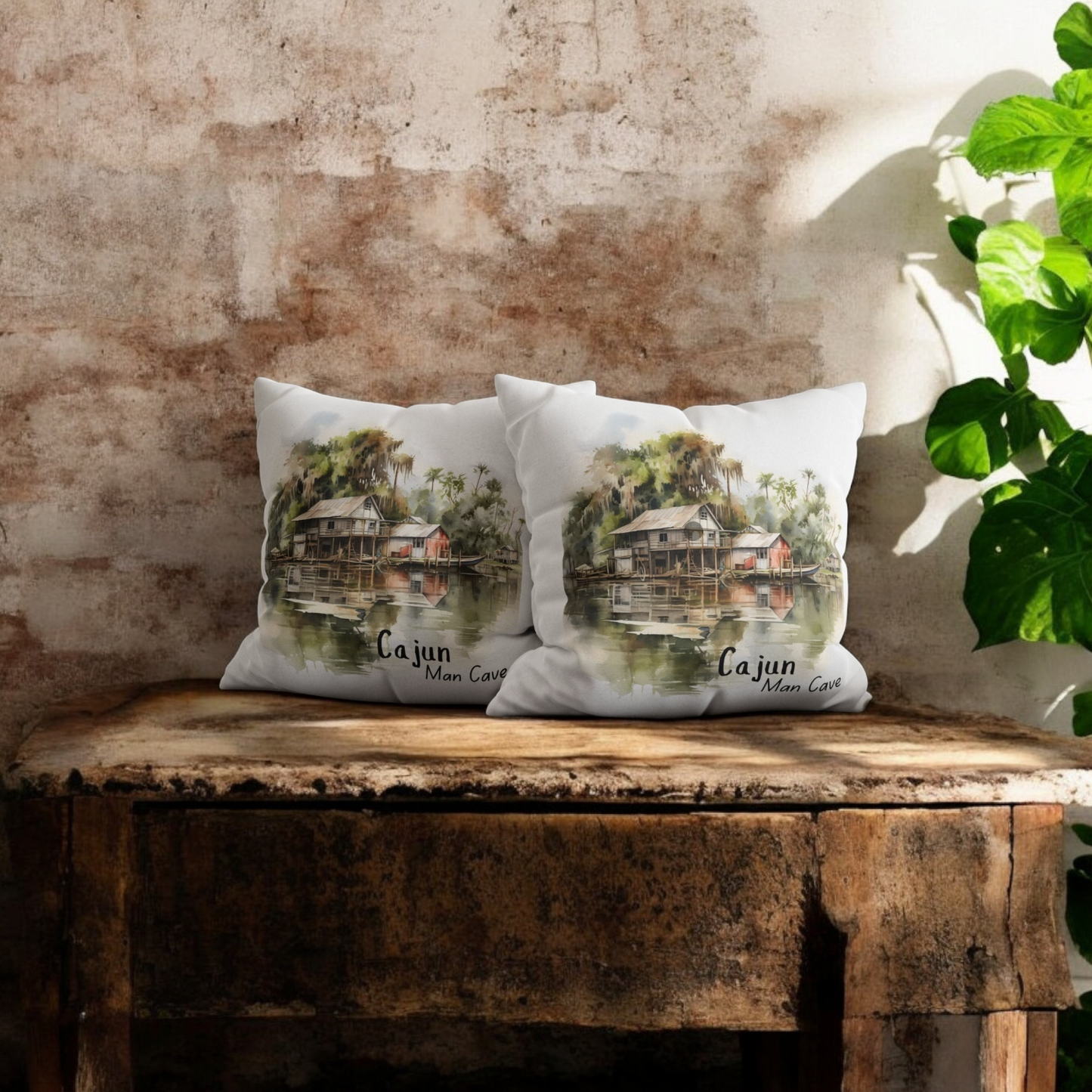 Spun Polyester Square Pillowcase