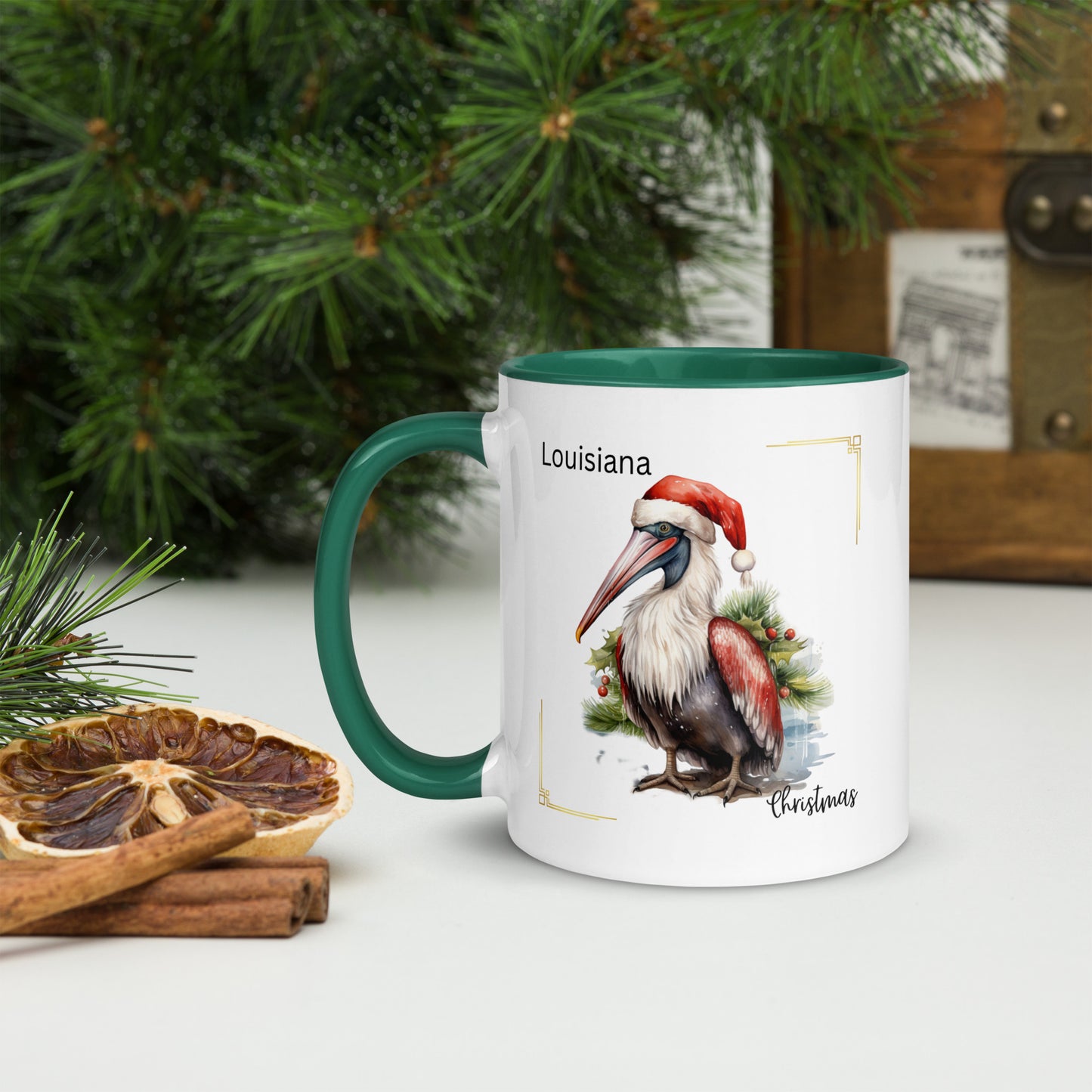 Christmas Mug with Color Inside