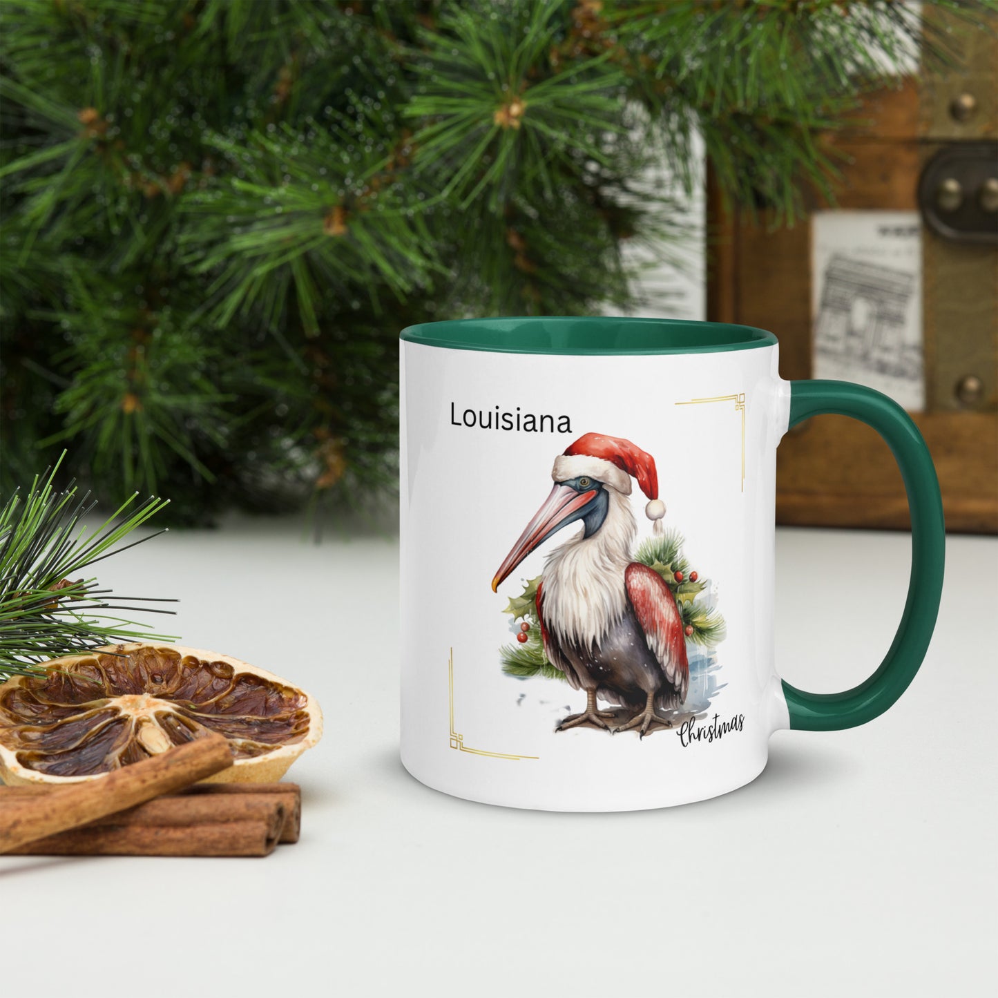 Christmas Mug with Color Inside